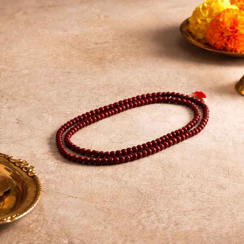 Red Sandal Mala Regular | Svasti