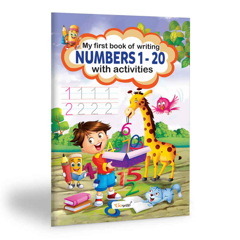 My First Book Of Writing Numbers 1-20 with Activities | Activity Workbook | Writing Practice Book