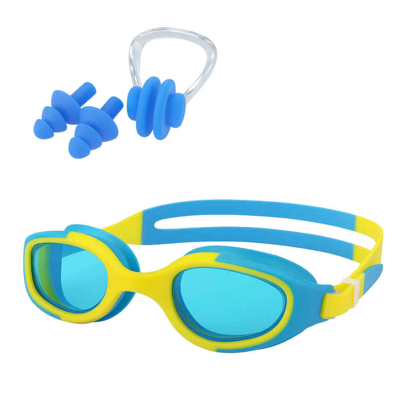 Spanker Sports Kids Swimming Goggles, Anti-Fog UV Lens with Soft Strap Boys