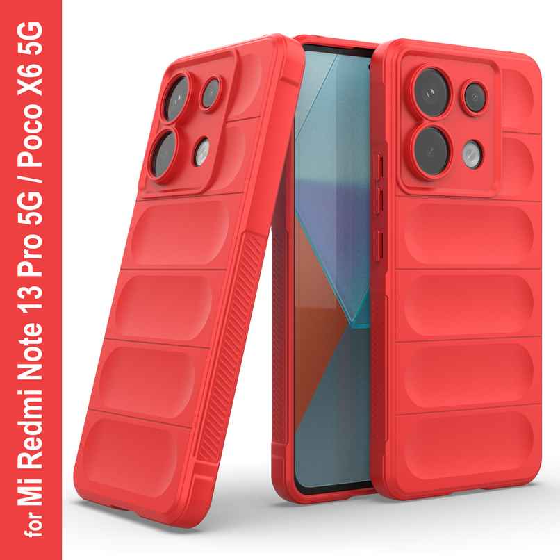 Zapcase Back Cover for Mi Redmi Note 13 Pro 5G | Magic-Red Zapcase Back Cover for Mi Redmi Note 13 Pro 5G | Magic-Red