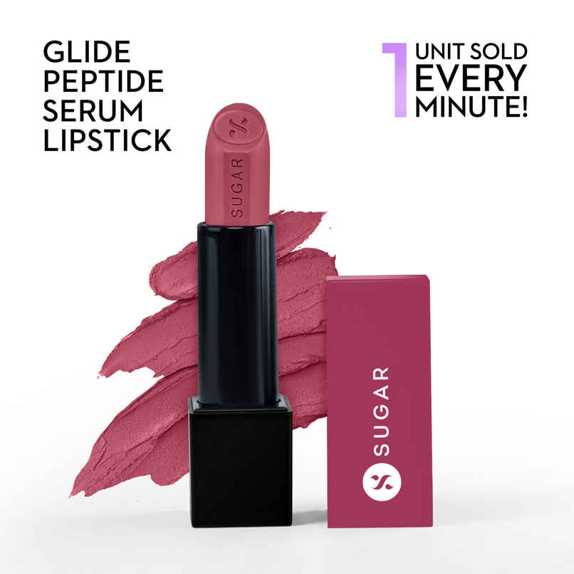 SUGAR Glide Peptide Serum Lipstick | 05 Parisian Pink SUGAR Glide Peptide Serum Lipstick | 05 Parisian Pink