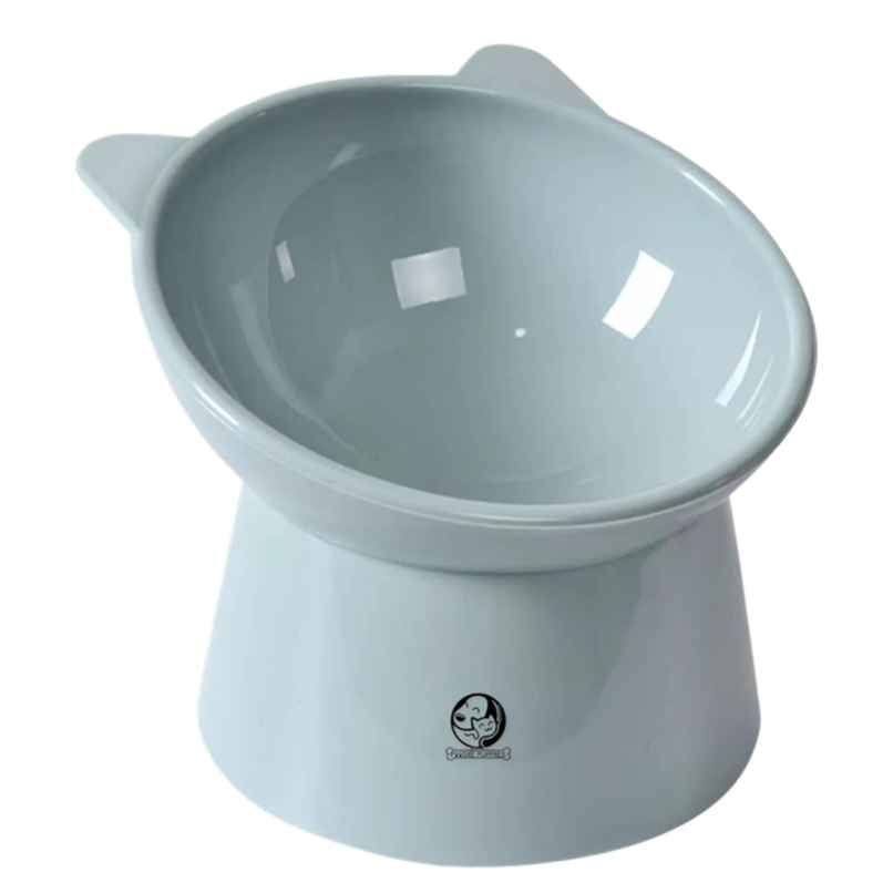 Foodie Puppies Elevated Pet Bowl 45 Degree Tilted Anti Vomiting Feeder