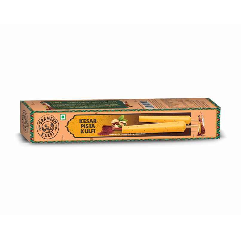 Grameen Kesar Pista Kulfi Ice Cream Stick