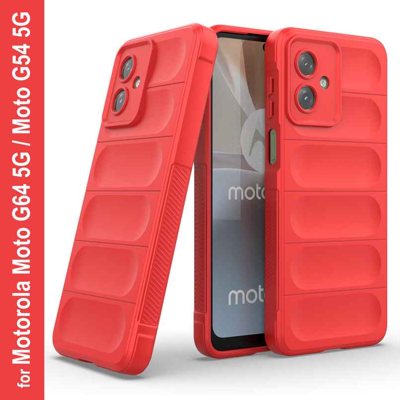 Zapcase Back Cover for Motorola g64 5G | Moto g64 5G | Magic-Red