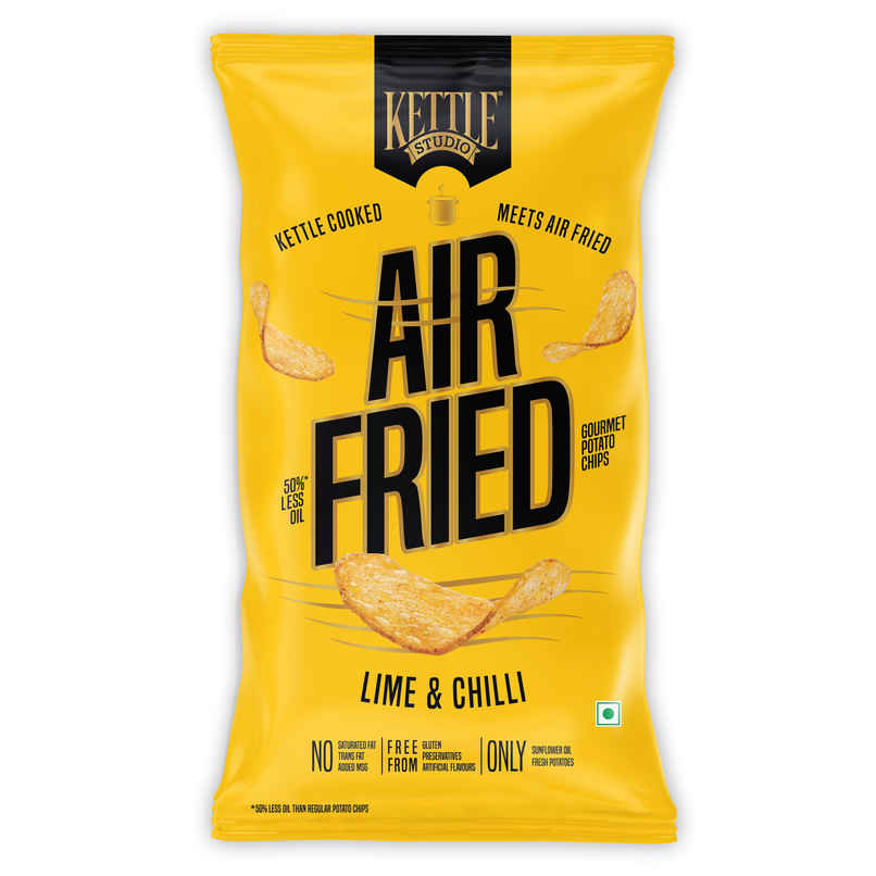 Kettle Studio Lime & Chilli Air Fried Potato Chips