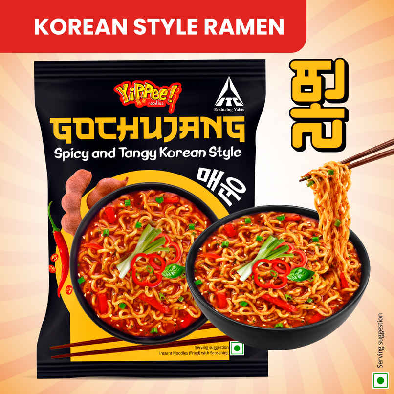 Yippee Korean Ramen Noodles Gochujang - Spicy and Tangy Yippee Korean Ramen Noodles Gochujang - Spicy and Tangy