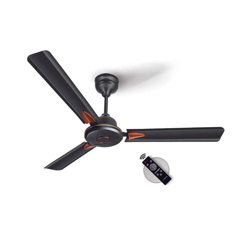Longway Aero 1200 mm BLDC Ceiling Fan with Remote Control | Smoked Brown