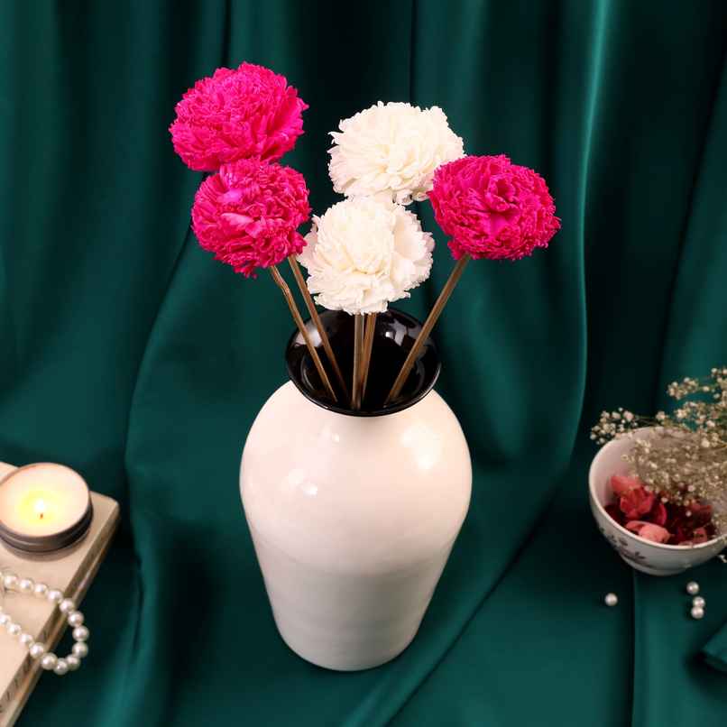 Chic Carnations Natural Dried Flowers | Eternal Blooms