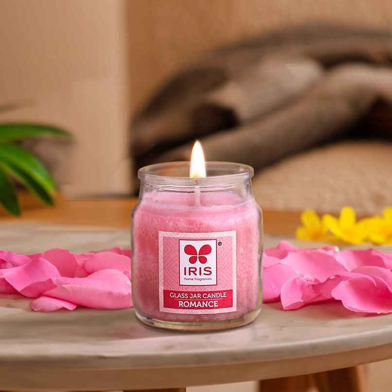 IRIS Romance Scented Glass Jar Candle IRIS Romance Scented Glass Jar Candle