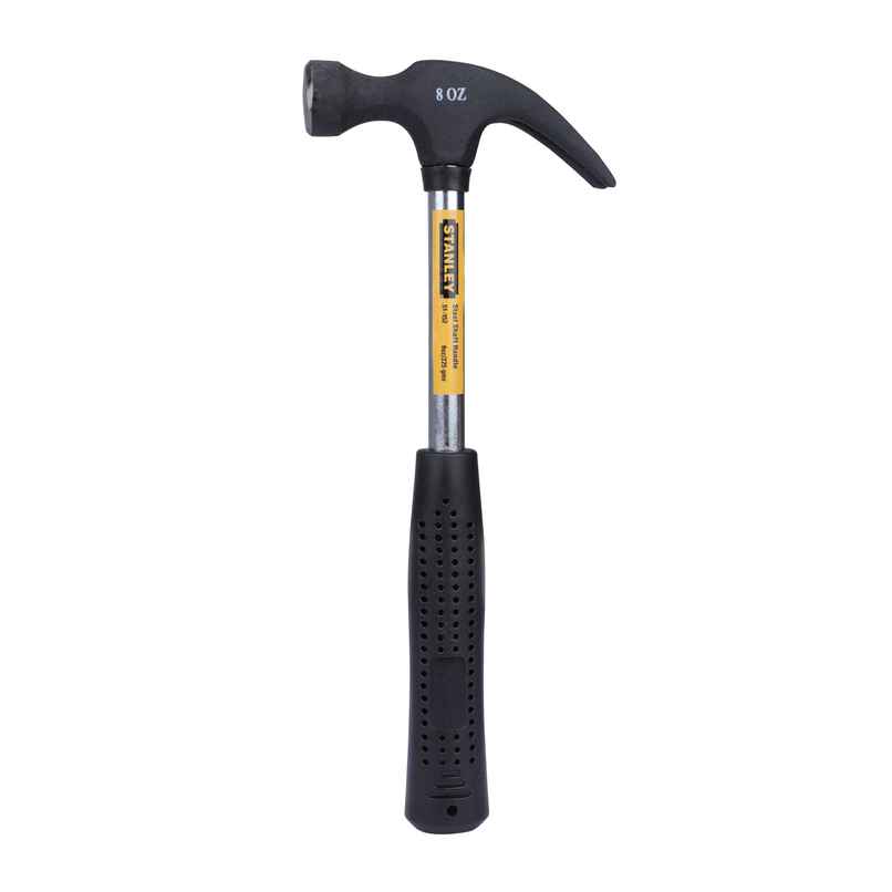 STANLEY 51-152 Claw Hammer With Steel Shaft For DIY, Mechanic, Industrial & Professional Use, 220g STANLEY 51-152 Claw Hammer With Steel Shaft For DIY, Mechanic, Industrial & Professional Use, 220g