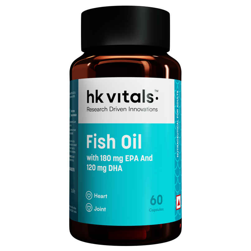 hk vitals Fish Oil (60 Capsules) For Men And Women