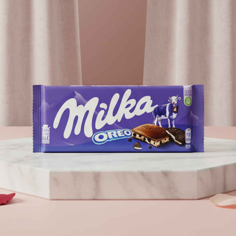 Milka Oreo Milk Chocolate Bar Pouch Milka Oreo Milk Chocolate Bar Pouch