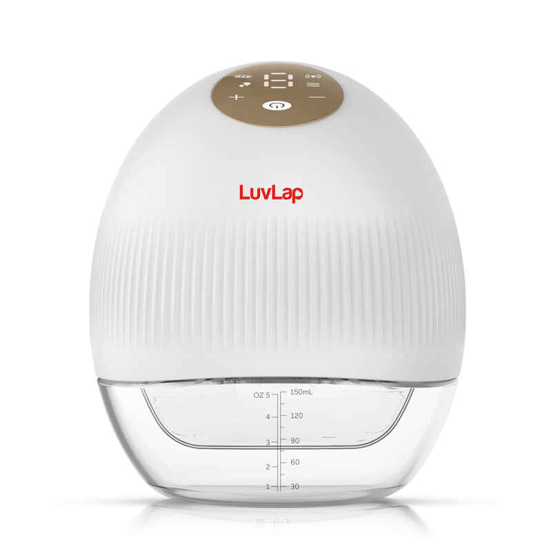 LuvLap Glory Hands Free Dual Electric Breast Pump | 24 mm Breast Shield | White LuvLap Glory Hands Free Dual Electric Breast Pump | 24 mm Breast Shield | White