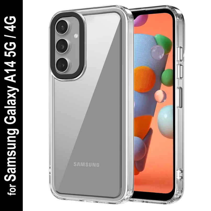 Zapcase Back Cover For Samsung Galaxy A14 5G (Space-Clear)