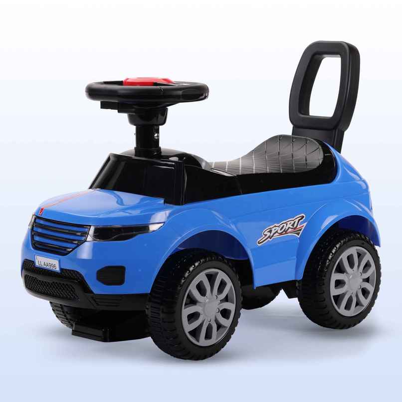LuvLap Starlight Ride On Car with Music Horn Push Handle Backrest Guard Blue for Kids 1-3 Years LuvLap Starlight Ride On Car with Music Horn Push Handle Backrest Guard Blue for Kids 1-3 Years