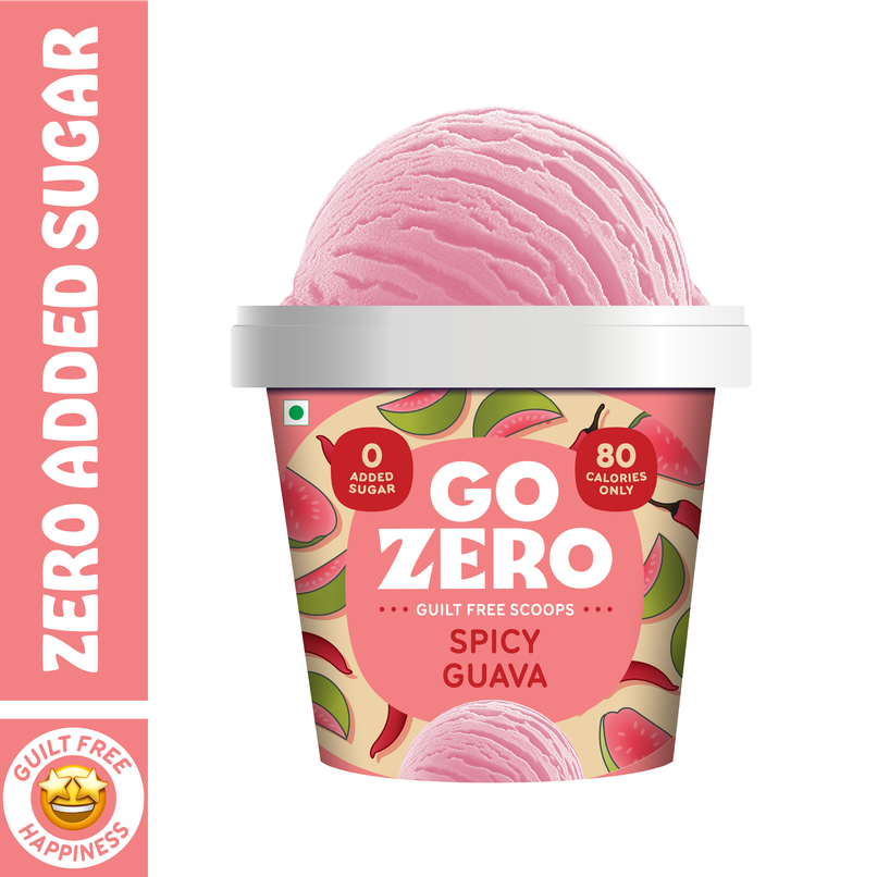 Go Zero Spicy Guava Guilt Free Ice Cream Cup Go Zero Spicy Guava Guilt Free Ice Cream Cup