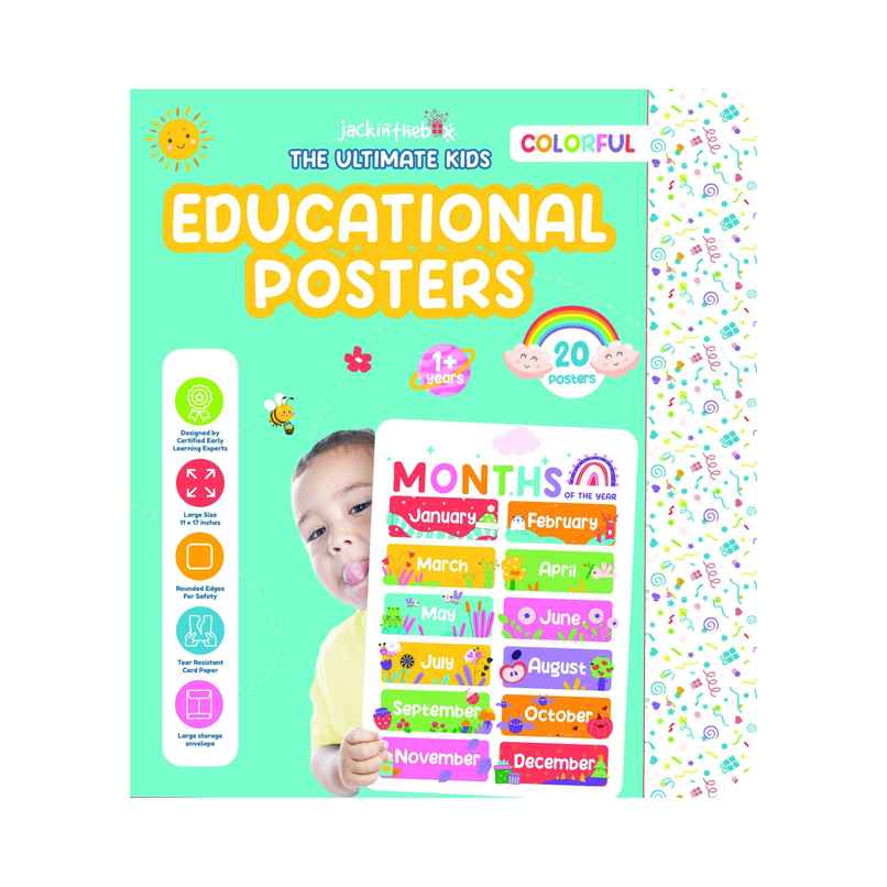 Jackinthebox Pre K Poster - Colorful - Great For Gifting