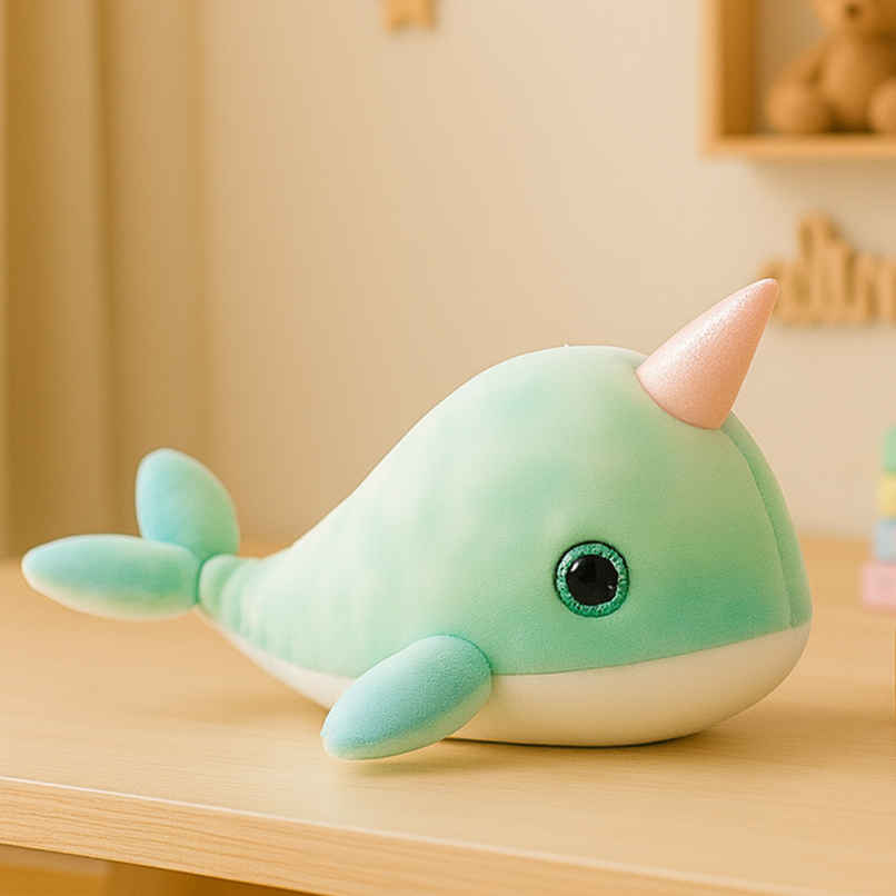 Spanker Whale Soft Toy | Cute Tie Dye Plush for Kids | Blue - 16 cm Spanker Whale Soft Toy | Cute Tie Dye Plush for Kids | Blue - 16 cm