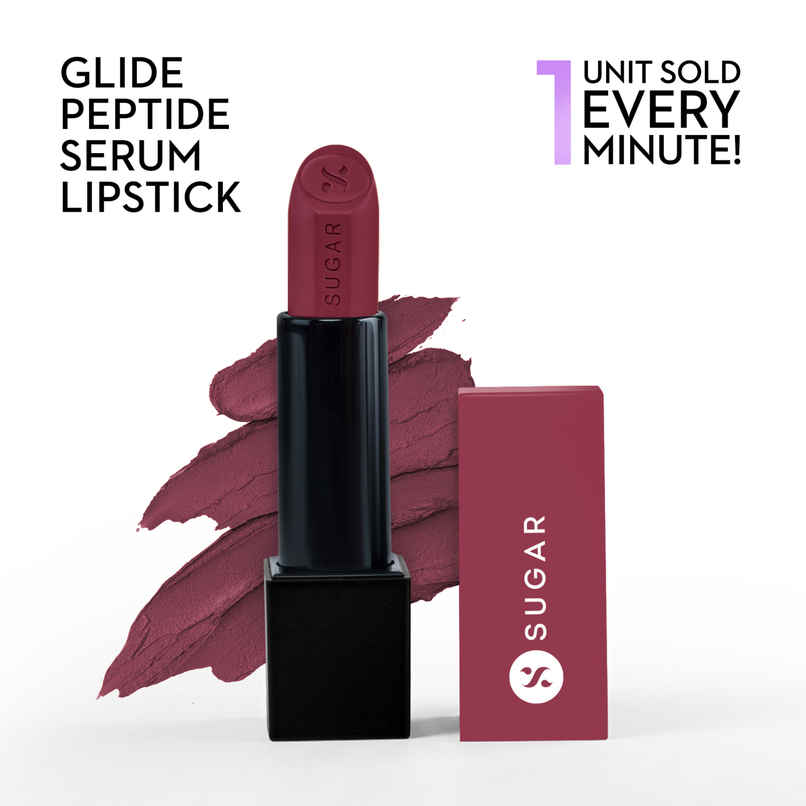 SUGAR Glide Peptide Serum Lipstick | 06 Moscow Mulberry SUGAR Glide Peptide Serum Lipstick | 06 Moscow Mulberry