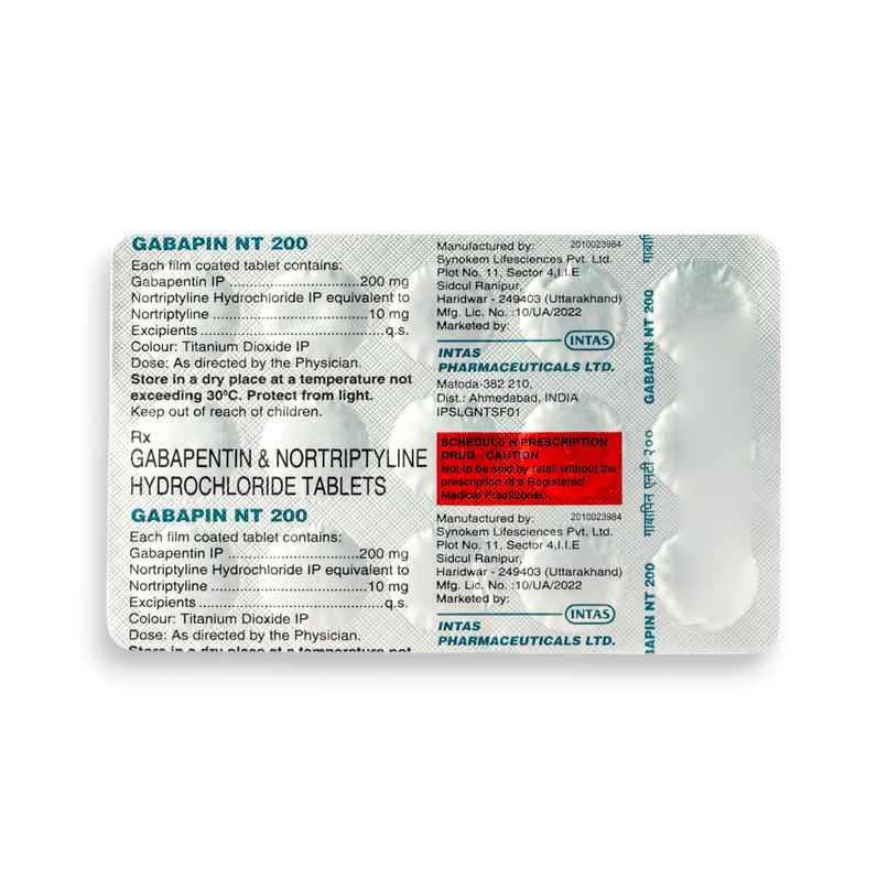 Gabapin NT 200 Tablet Gabapin NT 200 Tablet