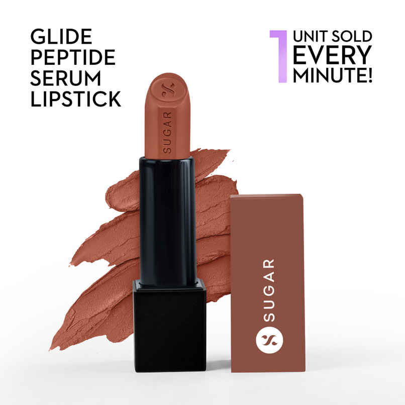 SUGAR Glide Peptide Serum Lipstick | 03 Sahara Sands SUGAR Glide Peptide Serum Lipstick | 03 Sahara Sands