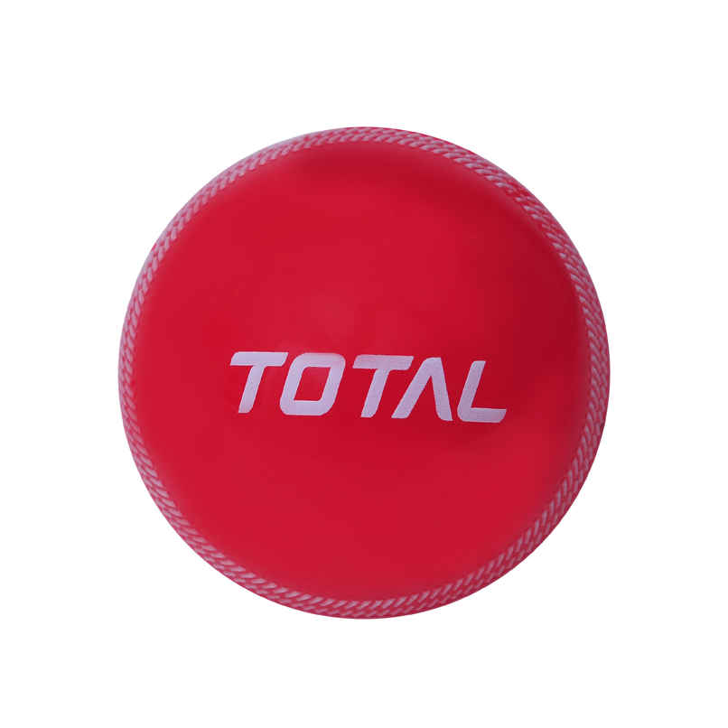 Total Heavy Weight Red Synthetic Wind Cricket Ball - Ideal for All Age Groups