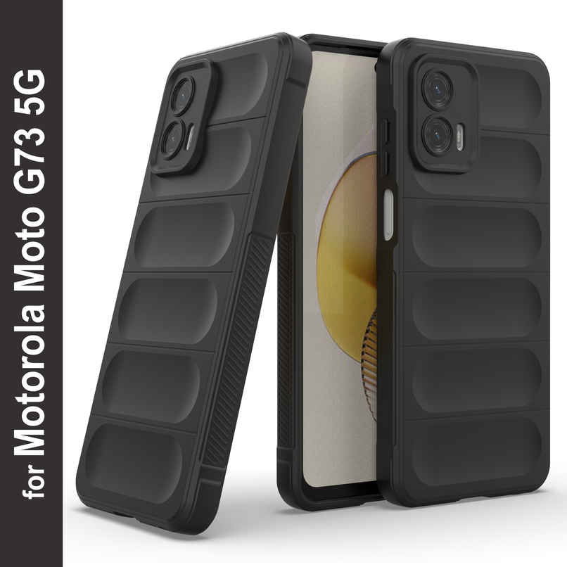 Zapcase Back Cover for Motorola G73 5G | Magic-Black