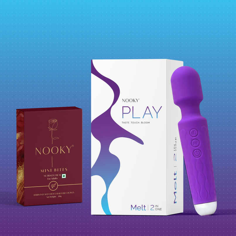 Nooky Wave 2 in 1 Personal Massager and Aphrodisiac Chocolate
