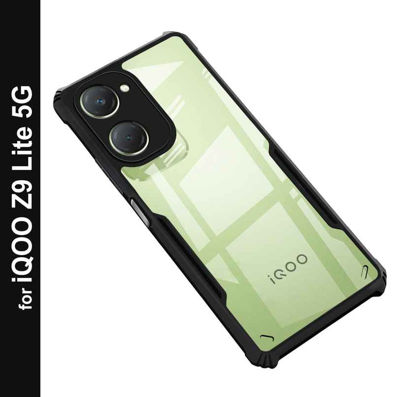 Zapcase Back Cover for iQOO Z9 Lite 5G | Matte-Black