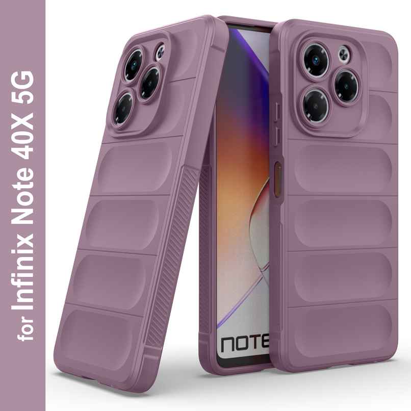 Zapcase Back Cover for Infinix Note 40X 5G | Magic-Lavender