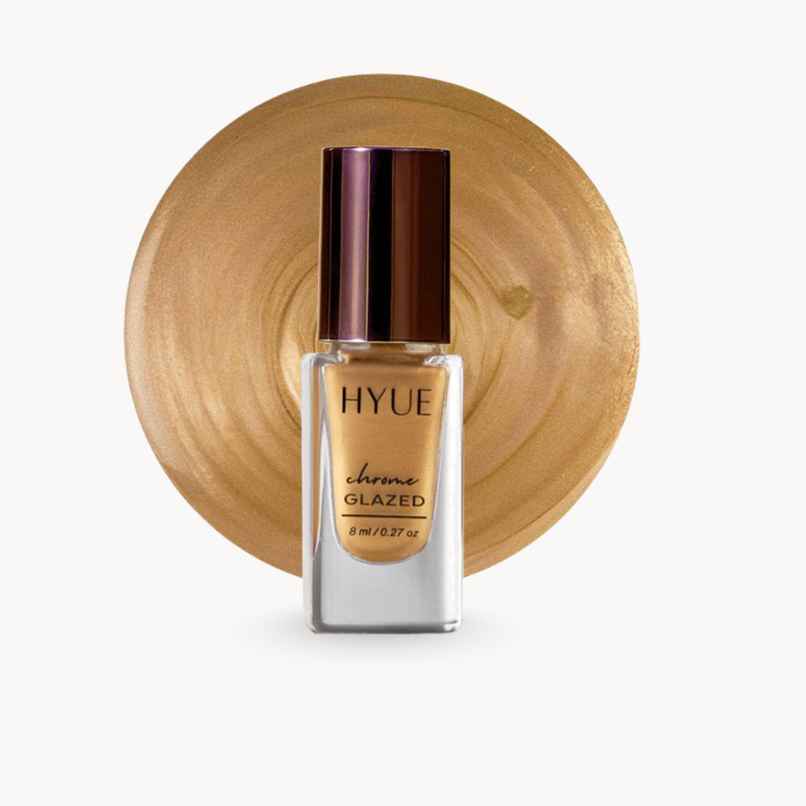 HYUE Chrome Glazed Nail Paint | Gold Mine - 128 HYUE Chrome Glazed Nail Paint | Gold Mine - 128