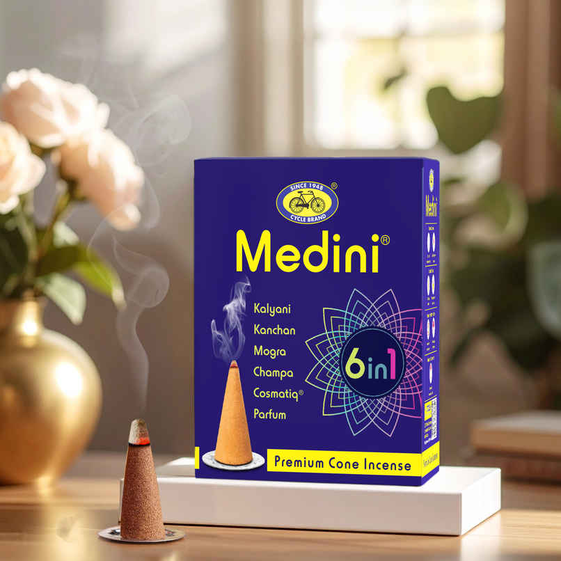 Medini 6 in 1 Dhoop Cones | From House of Cycle