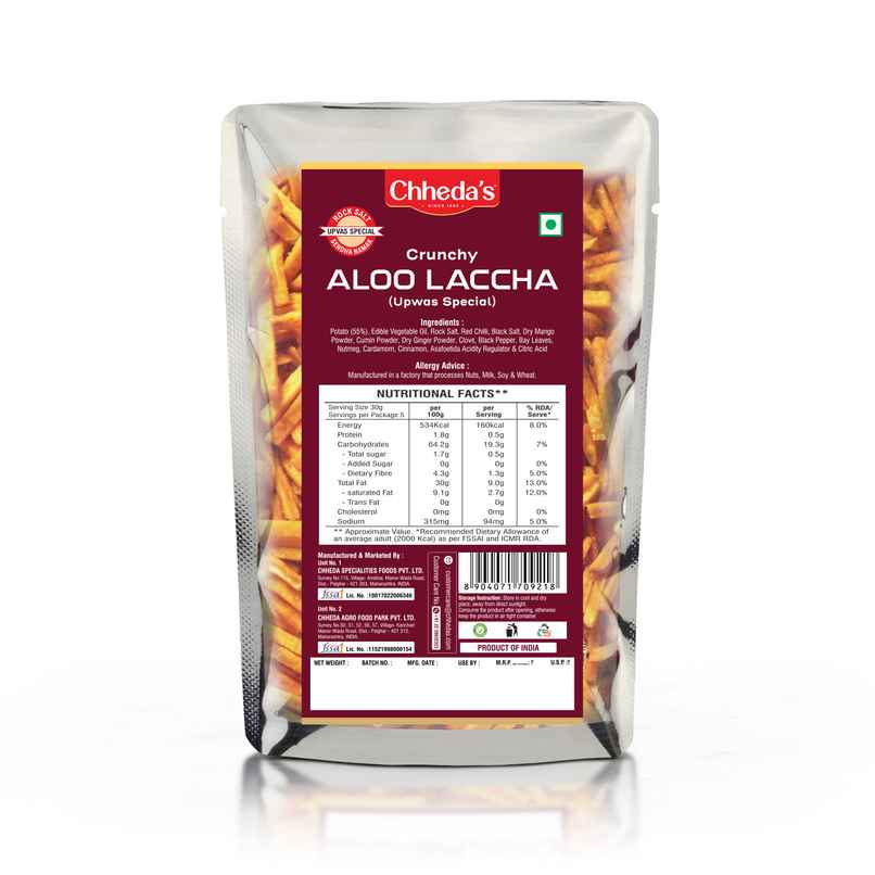 Chheda's Aloo Lacha | Fasting Special