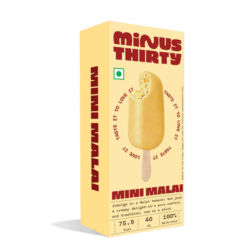 Minus Thirty Mini Malai Kulfi Ice Cream Stick