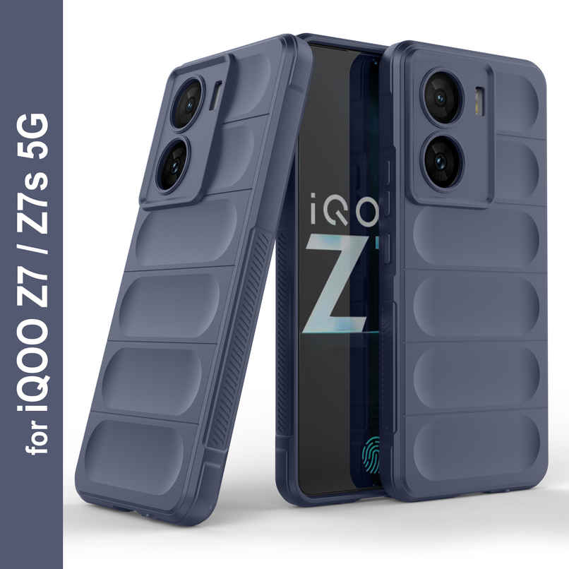 Zapcase Back Cover for iQOO Z7 5G | Z7s 5G | Magic-Sapphire