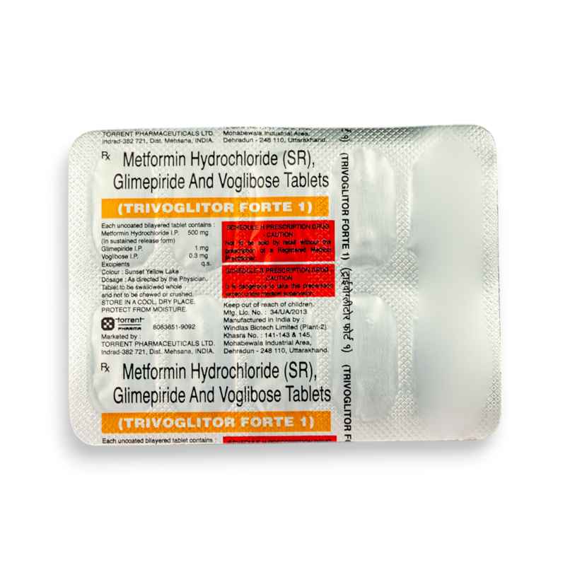 Trivoglitor Forte 1 Tablet SR Trivoglitor Forte 1 Tablet SR