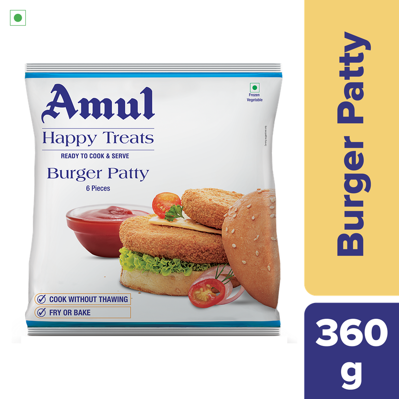 Amul Happy Treats Veg Burger Patty Amul Happy Treats Veg Burger Patty