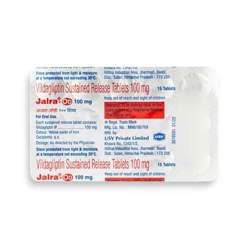 Jalra-OD 100mg Tablet SR Jalra-OD 100mg Tablet SR