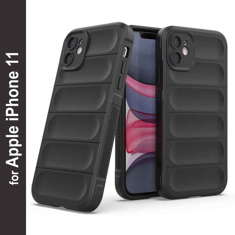 Zapcase Back Cover For Apple Iphone 11 (Magic-Black)