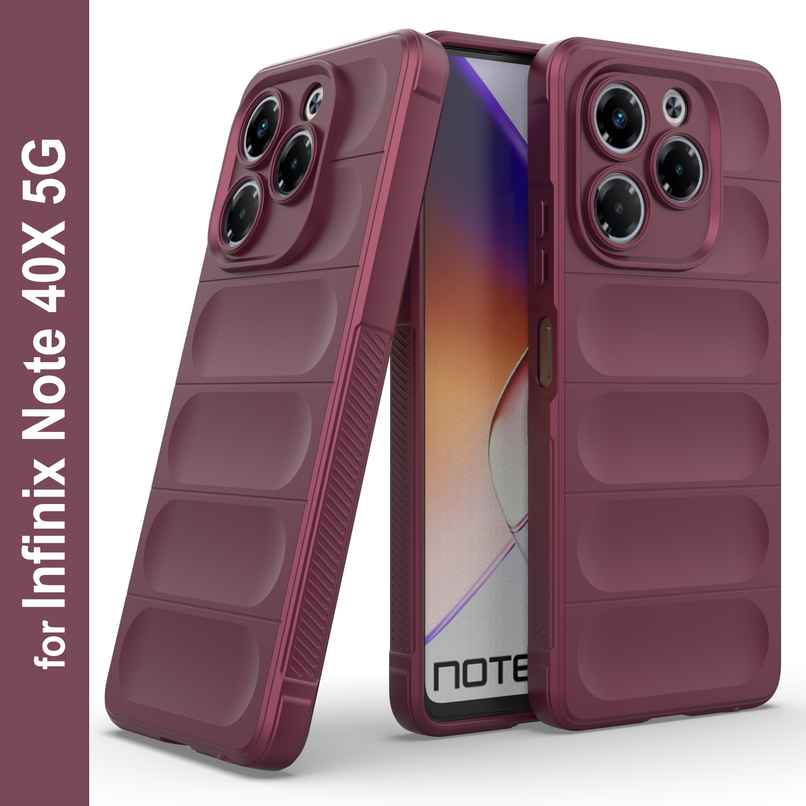 Zapcase Back Cover for Infinix Note 40X 5G | Magic-Plum