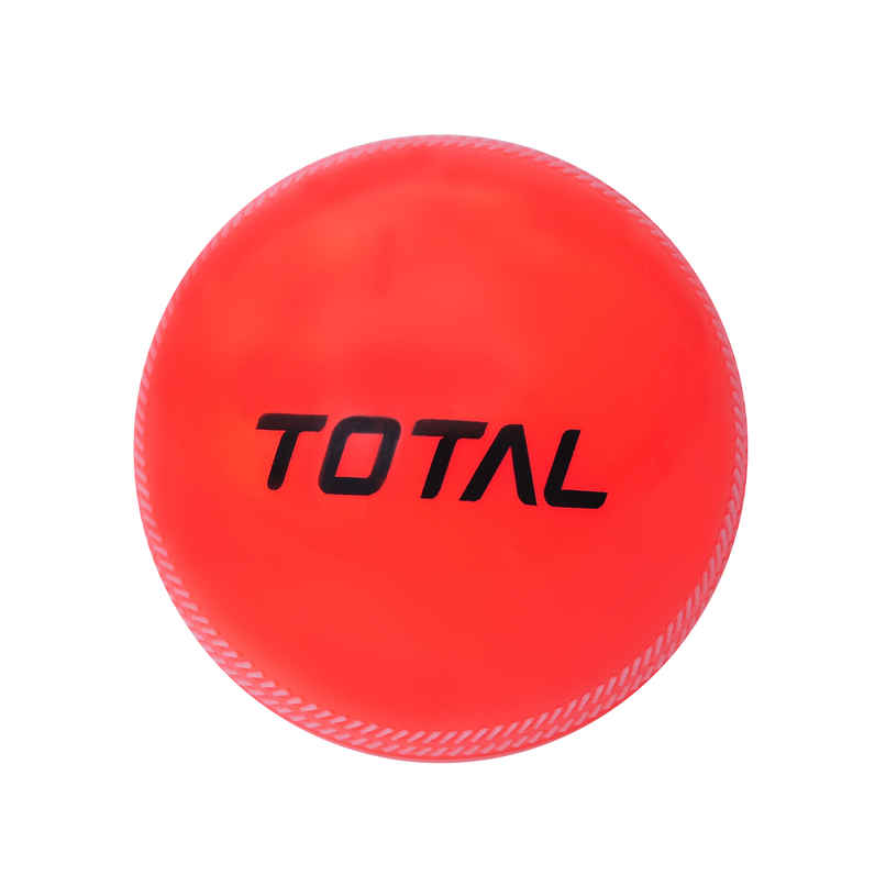 Total Heavy Weight Orange Synthetic Wind Cricket Ball - Ideal for All Age Groups