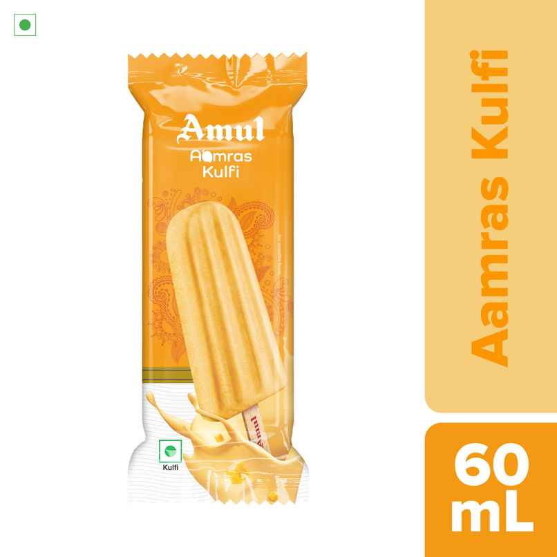 Amul Aamras Kulfi Ice Cream Stick