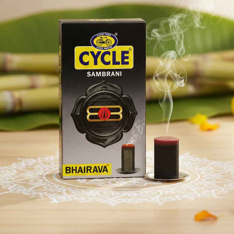Pure Stem Sambrani | Bhairava | Pack of 14 | Cycle