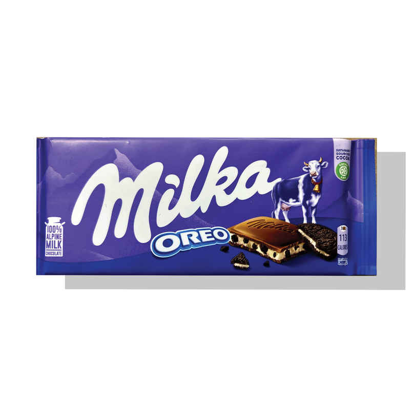 Milka Oreo Milk Chocolate Bar Pouch Milka Oreo Milk Chocolate Bar Pouch