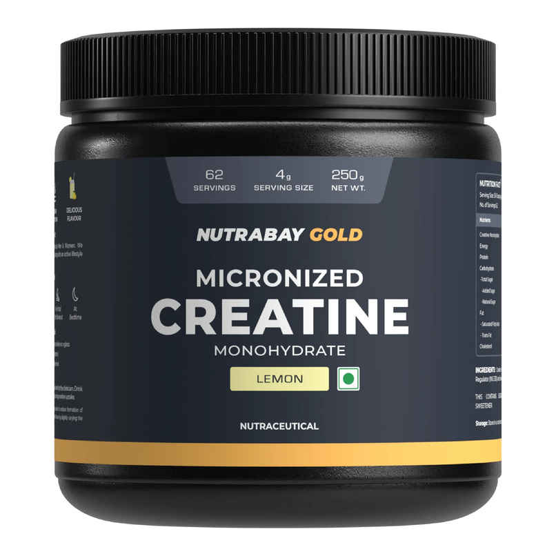 Nutrabay Gold Micronized Creatine Lemon Nutrabay Gold Micronized Creatine Lemon