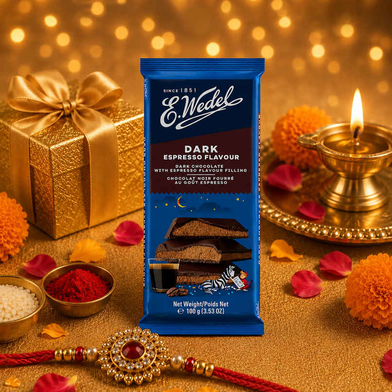 Wedel Dark Chocolate With Espresso Filling Bar