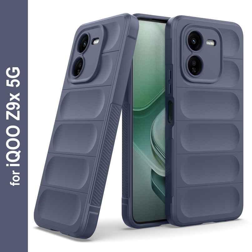 Zapcase Back Cover for iQOO Z9x 5G | Magic-Sapphire