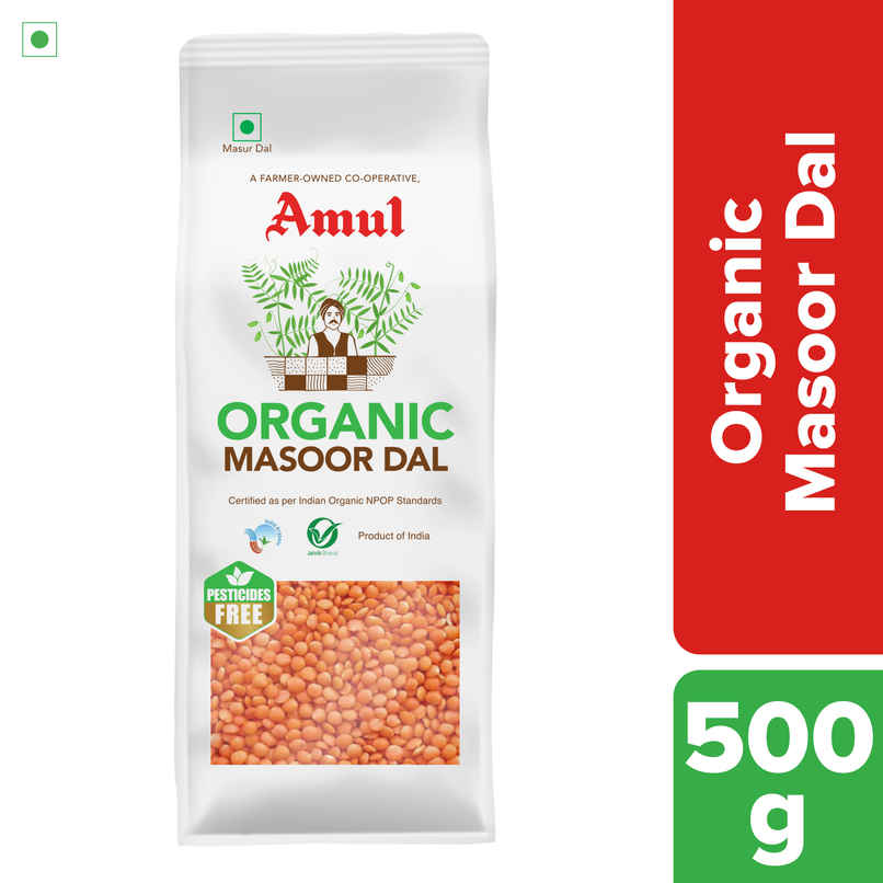 Amul Organic Masoor Dal Amul Organic Masoor Dal