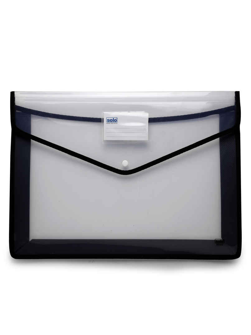 Solo Multi Function Button Folder With Extra Pocket