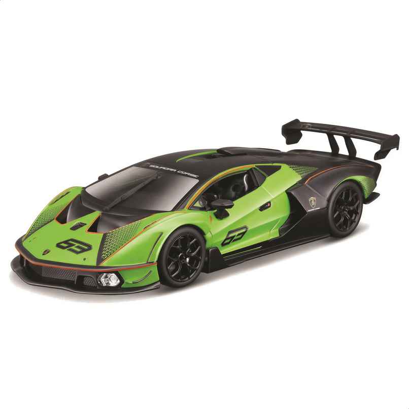 Bburago Licensed 1:24 Racing Lamborghini Essenza Scv12 | Green Bburago Licensed 1:24 Racing Lamborghini Essenza Scv12 | Green